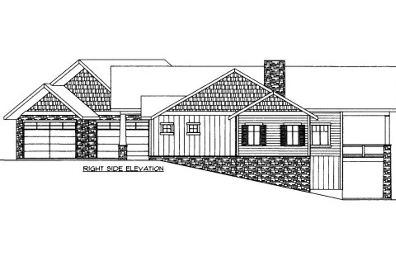 Home Plan - Exterior - Other Elevation for Craftsman House Plan #117-709 - 7 bed, 4.5 bath