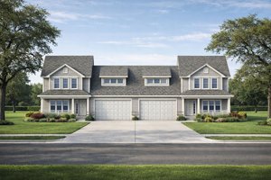 Traditional Exterior - Front Elevation Plan #20-2111