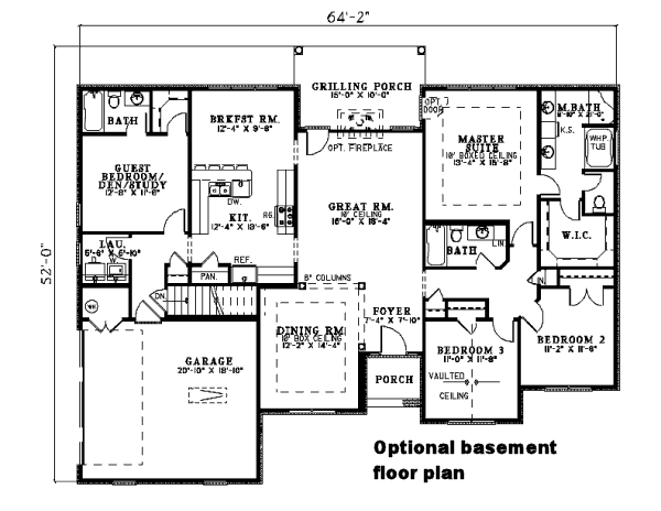 Dream House Plan - European Floor Plan - Other Floor Plan #17-1111