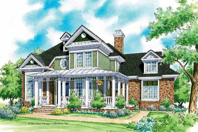 Victorian Style House Plan - 3 Beds 2.5 Baths 3135 Sq/Ft Plan #930-203 ...