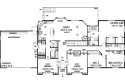 Prairie Style House Plan - 4 Beds 3.5 Baths 2761 Sq/Ft Plan #60-1031 