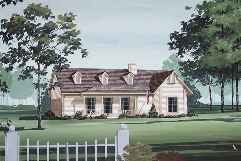 Dream House Plan - Traditional Exterior - Front Elevation Plan #45-404