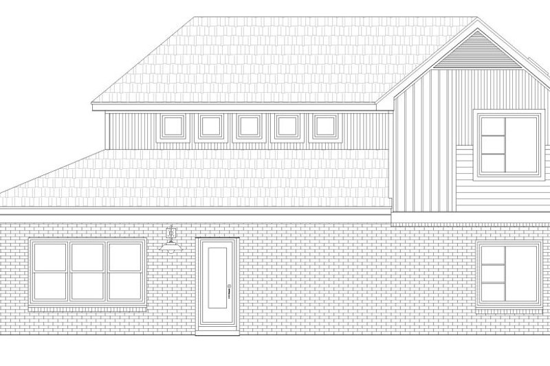 Dream House Plan - Exterior - Rear Elevation for Contemporary House Plan #932-172 - 3 bed, 2 bath