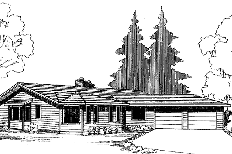 House Plan Design - Contemporary Exterior - Front Elevation Plan #60-988
