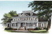 Classical Style House Plan - 4 Beds 4 Baths 3618 Sq/Ft Plan #137-328 