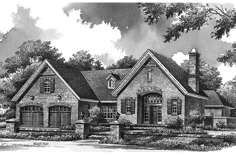 Dream House Plan - Country Exterior - Front Elevation Plan #929-773