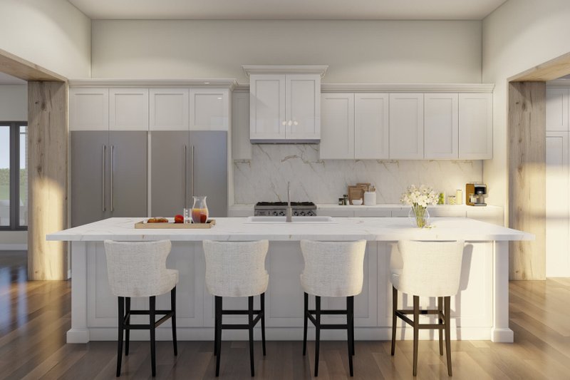 Home Plan - Interior - Kitchen for Prairie House Plan #923-405 - 4 bed, 2.5 bath