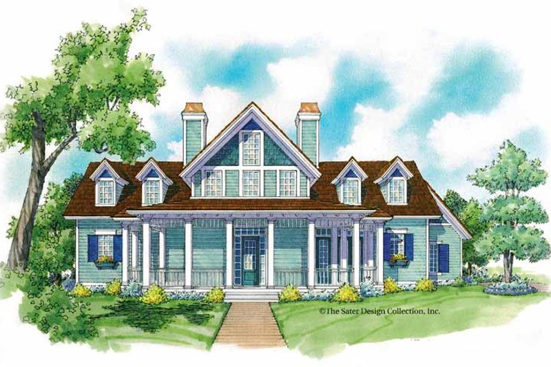 Home Plan - Victorian Exterior - Front Elevation Plan #930-213