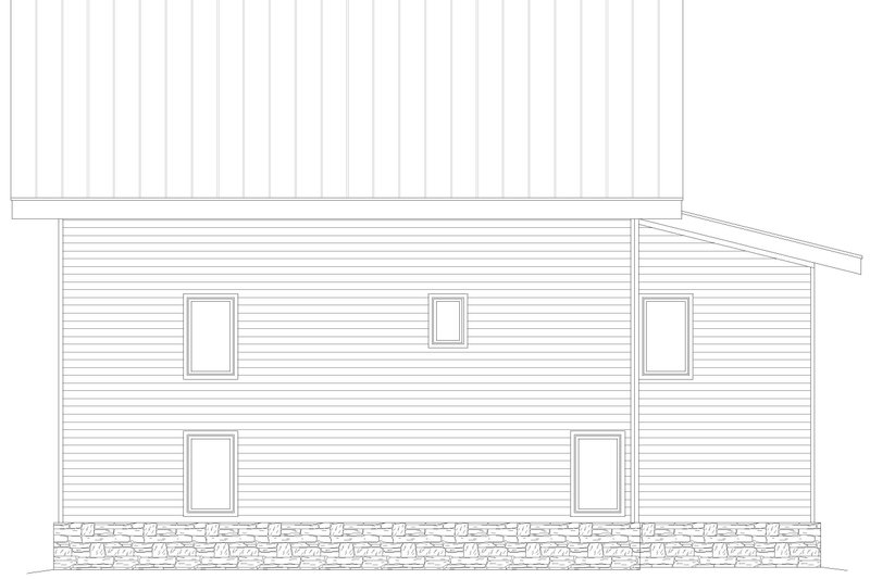 Architectural House Design - Exterior - Rear Elevation for Country House Plan #932-1235 - 4 bed, 4 bath