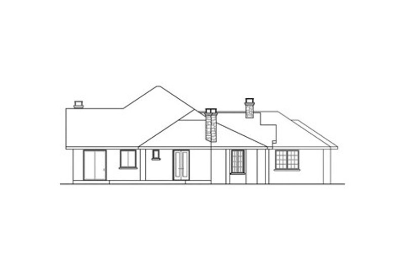 Home Plan - Exterior - Other Elevation for European House Plan #124-832 - 3 bed, 2.5 bath