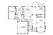 Craftsman Style House Plan - 4 Beds 3.5 Baths 4625 Sq/Ft Plan #132-505 