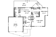 Country Style House Plan - 3 Beds 2 Baths 2009 Sq/Ft Plan #60-825 