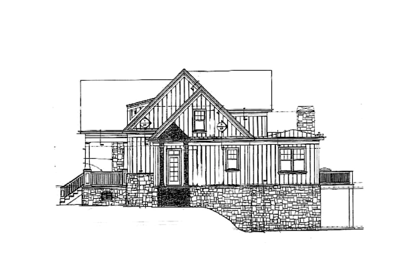 Home Plan - Exterior - Other Elevation 1 for Craftsman House Plan #429-272 - 3 bed, 3.5 bath