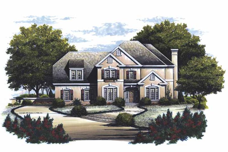 Dream House Plan - Traditional Exterior - Front Elevation Plan #429-131
