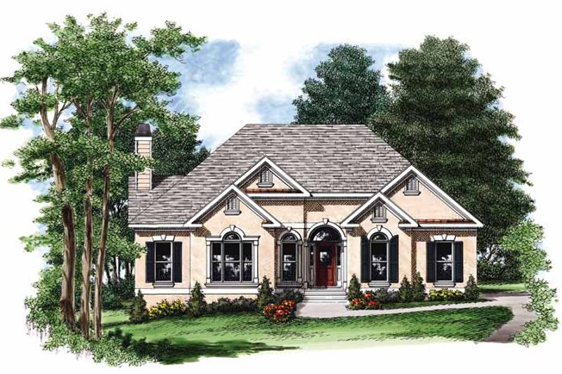 Home Plan - Mediterranean Exterior - Front Elevation Plan #927-680