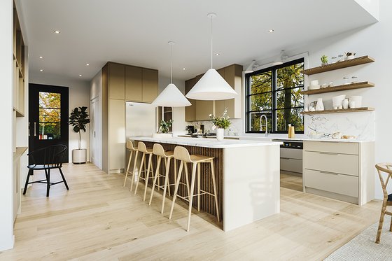 Interior - Kitchen 1 for Farmhouse House Plan #23-2776 - 3 bed, 1.5 bath