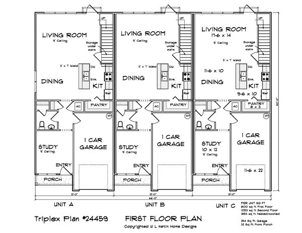 House Blueprint - Cottage Floor Plan - Main Floor Plan #513-2252