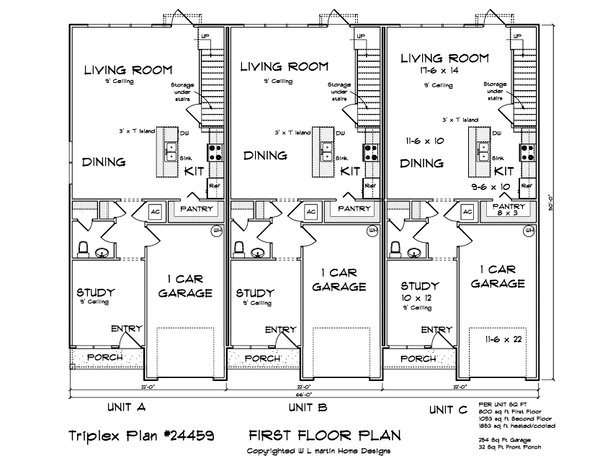 Home Plan - Cottage Floor Plan - Main Floor Plan #513-2252