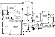 Ranch Style House Plan - 4 Beds 3.5 Baths 4422 Sq/Ft Plan #48-301 