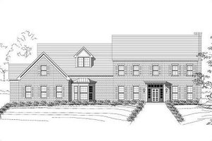 Colonial Exterior - Front Elevation Plan #411-801