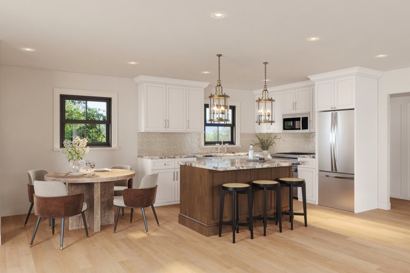 House Design - Interior - Kitchen for Farmhouse House Plan #1117-29 - 1 bed, 1 bath