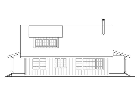 Exterior - Other Elevation 1 for Barndominium House Plan #124-1263 - 2 bed, 2 bath
