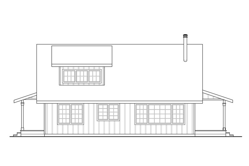 Home Plan - Exterior - Other Elevation 1 for Barndominium House Plan #124-1263 - 2 bed, 2 bath