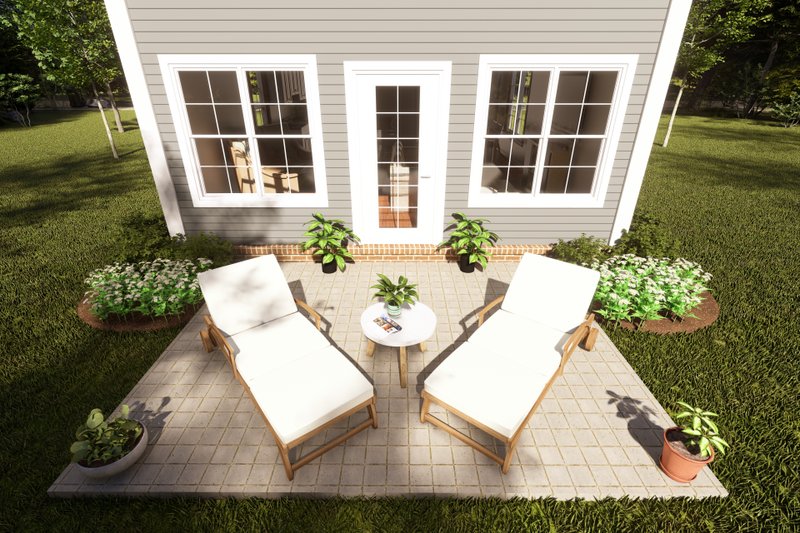 Home Plan - Exterior - Other Elevation 2 for Cottage House Plan #513-2220 - 3 bed, 2.5 bath