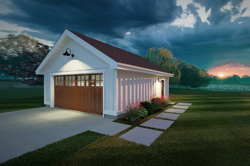 Architectural House Design - Exterior - Front Elevation 3 for Farmhouse House Plan #126-302, 0 bath