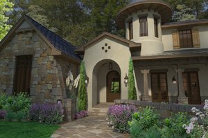 Exterior - Other Elevation 1 for European House Plan #120-185 - 3 bed, 3.5 bath