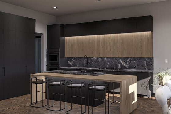 Interior - Kitchen for Modern House Plan #455-392 - 2 bed, 2 bath