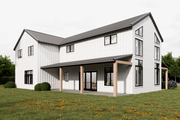 Barndominium Style House Plan - 4 Beds 3.5 Baths 2587 Sq/Ft Plan #1112-1 