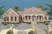 Traditional Style House Plan - 3 Beds 3.5 Baths 1975 Sq/Ft Plan #56-636 