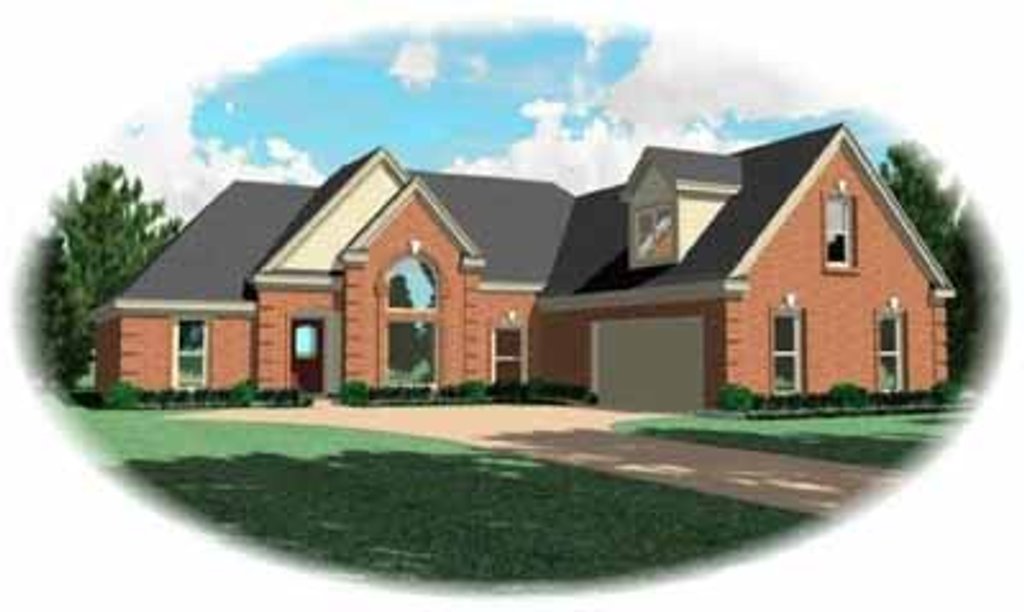 Exterior - Front Elevation 2 for Traditional House Plan #81-302 - 3 bed, 2 bath