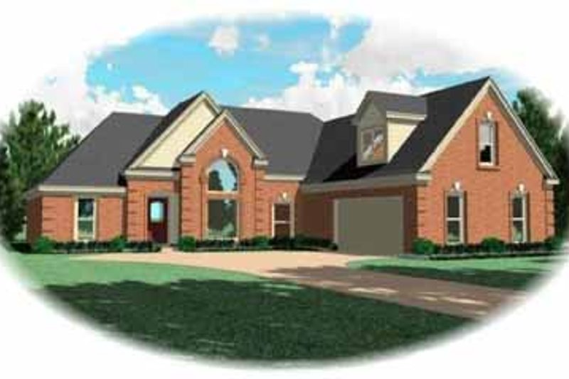 Exterior - Front Elevation 2 for Traditional House Plan #81-302 - 3 bed, 2 bath