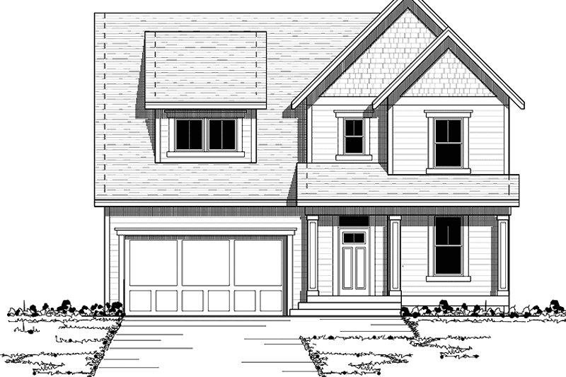 Dream House Plan - European Exterior - Front Elevation Plan #51-625