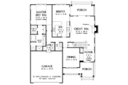 Country Style House Plan - 3 Beds 2.5 Baths 2073 Sq/Ft Plan #929-697 Floor 
