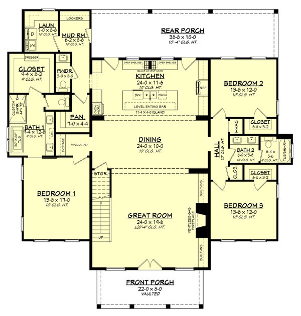 Barndominium Floor Plan - Main Floor Plan #430-259