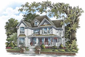 Traditional Exterior - Front Elevation Plan #929-812