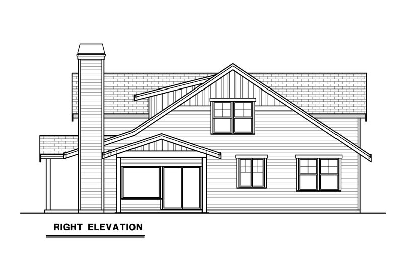 Home Plan - Exterior - Other Elevation 1 for Classical House Plan #1070-192 - 1 bed, 1.5 bath