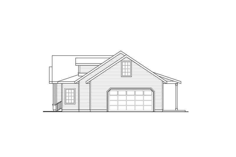 Home Plan - Exterior - Other Elevation 1 for Ranch House Plan #124-1209 - 3 bed, 2 bath