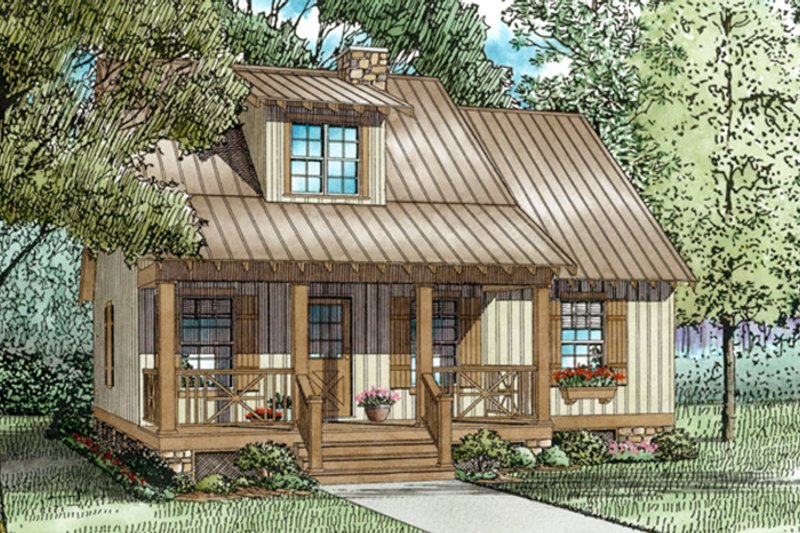 Dream House Plan - Craftsman Exterior - Front Elevation Plan #17-3220