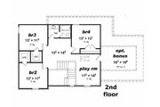 House Plan - 4 Beds 2.5 Baths 2253 Sq/Ft Plan #329-340 