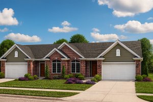 Traditional Exterior - Front Elevation Plan #20-2063