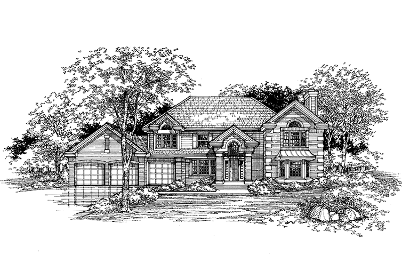 House Plan Design - Traditional Exterior - Front Elevation Plan #320-941