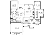 Ranch Style House Plan - 4 Beds 2 Baths 2353 Sq/Ft Plan #929-750 