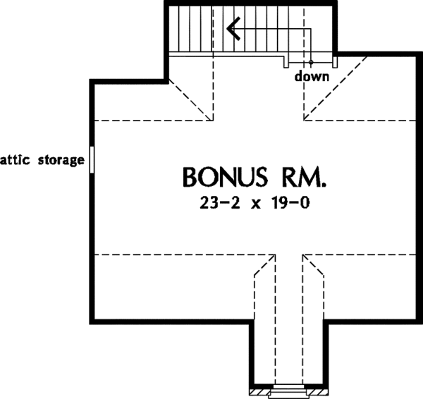 Country Floor Plan - Upper Floor Plan #929-213
