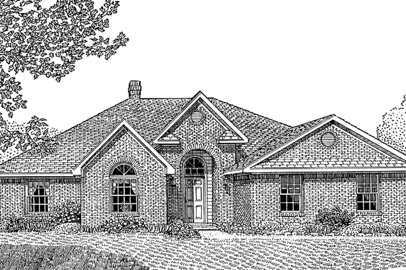 Home Plan - Contemporary Exterior - Front Elevation Plan #11-248