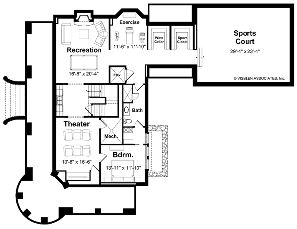 Home Plan - Optional Finished Basement