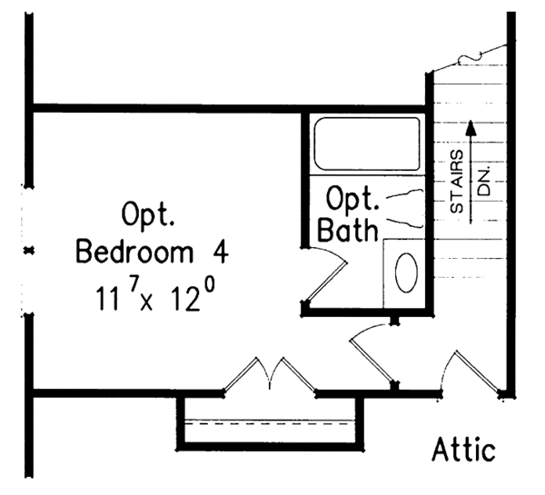 Dream House Plan - Country Floor Plan - Upper Floor Plan #927-670